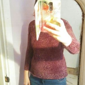 Soft purple sweater
